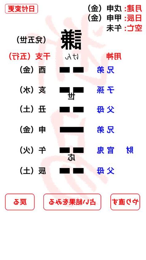 謙 五行